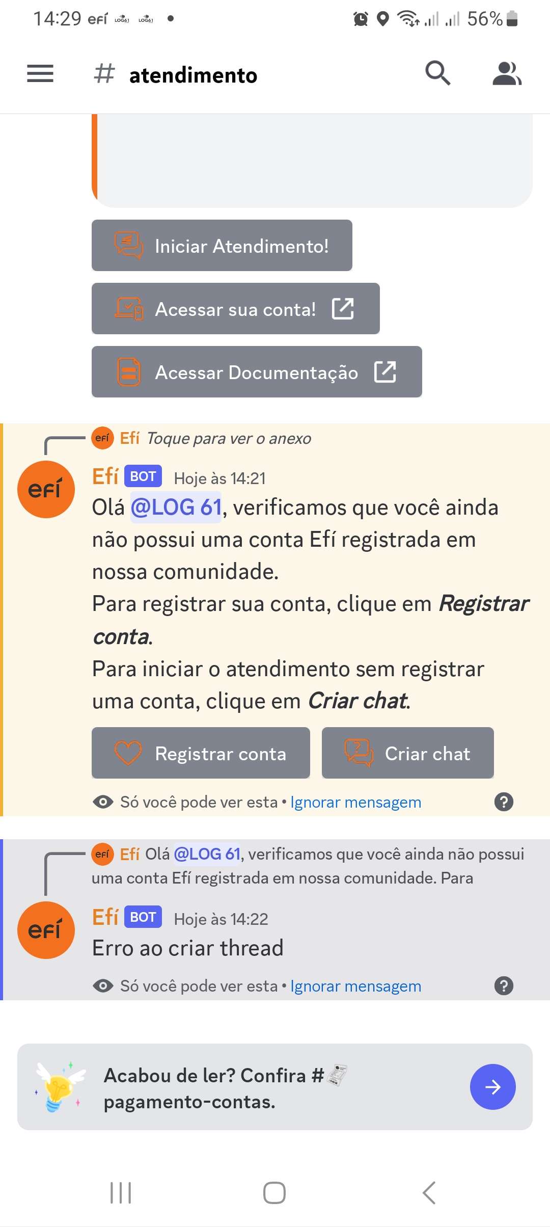 imagem enviada na mensagem pelo usuario log61